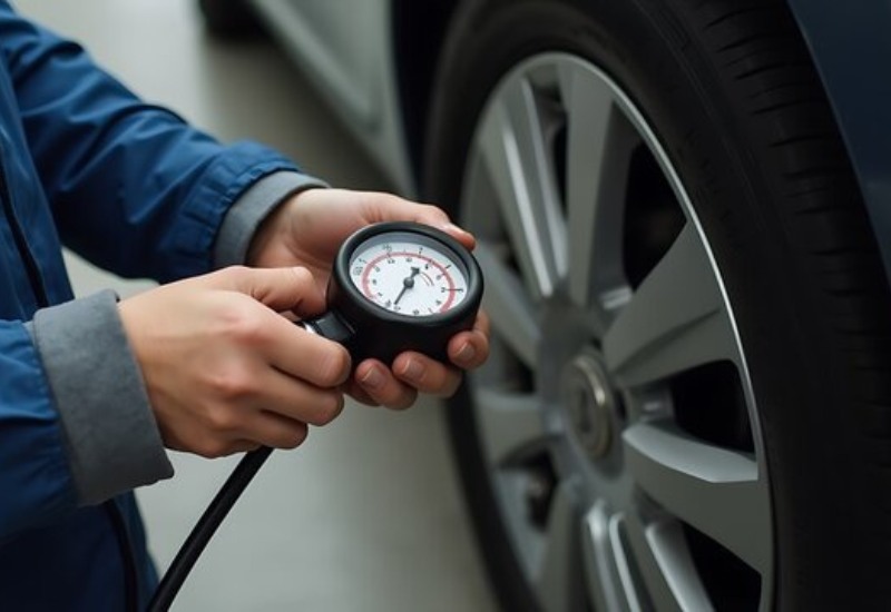 Observe the Tire Pressure