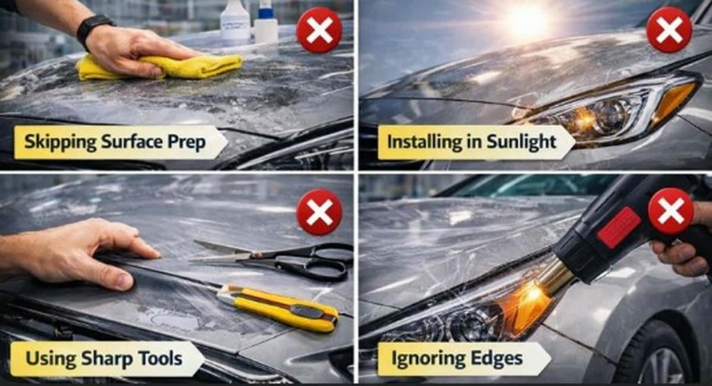 Common Mistakes to Avoid While Installing 3M Paint Protection Film