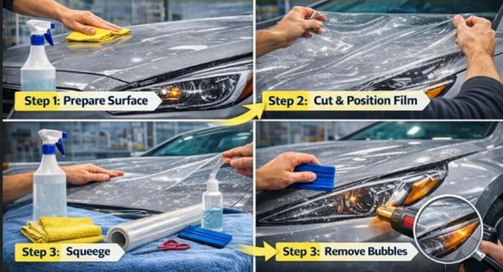 Step-by-Step Process of How to Install 3M Paint Protection Film