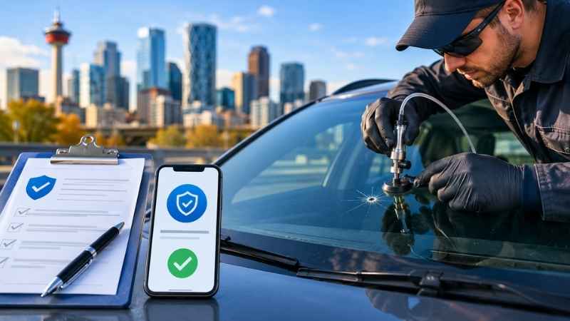 Insurance Claims for Windshield Repair in Calgary